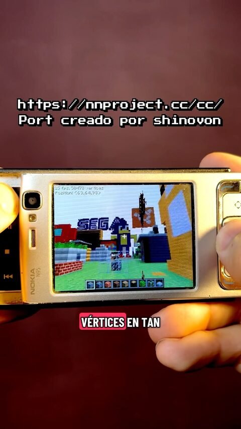 ClassiCube now works online on a Nokia N95!