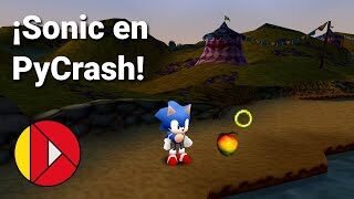 Sonic in PyCrash! The first mod for my retro game engine 🎮✨