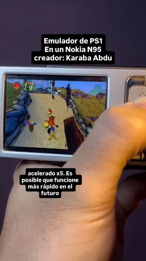 PS1 emulator on a Nokia N95